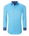 Men's Solid Slim Fit Wrinkle Free Stretch Dress Shirt $20.64 Dress Shirts