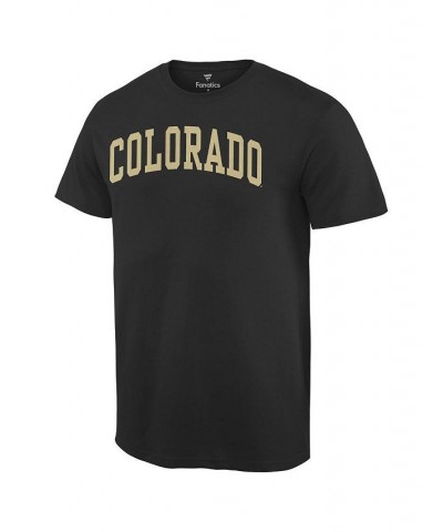 Men's Black Colorado Buffaloes Basic Arch T-shirt $16.19 T-Shirts