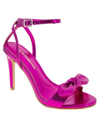 Women's Jamina Bow Detail Dress Sandal Pink $59.34 Shoes