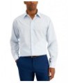 Men's Regular Fit Check Dress Shirt Blue $11.76 Dress Shirts